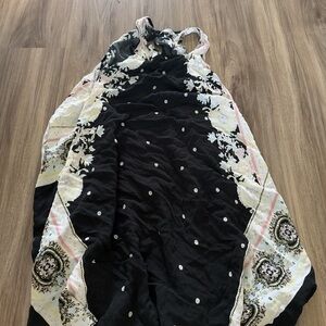 Free People Black and White Floral Dress